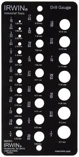 Credible Guage Sizes Drillbit Chart Gauge Size Chart