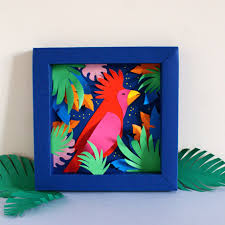 A menudo se secan hojas para usar como decoraciones en proyectos de manualidades o para preservar hierbas y usarlas luego para cocinar. Realizar Un Marco De Papel En 3d Con Una Decoracion Tropical L Atelier Canson
