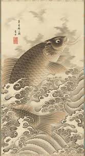 meiji deep ocean card google search painting koi ca chep