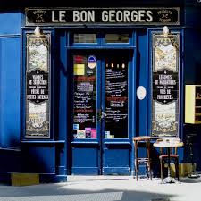 Le Bon Georges Storefront With Intricate Detail And Gorgeous Typography Paris Facades De Magasins Facade Boutique Facade