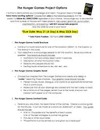 Creative bloq is supported by its audience. Fillable Online The Hunger Games Project Options Somersetacademycom Fax Email Print Pdffiller