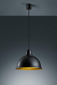 Cet abat jour industriel viendra apporter de la douceur dans la luminosité à votre intérieur comme dans un atelier. Suspension En Metal Noir Mat Style Industriel Baulmann Leuchten Luminaire De Prestige Fabrique En Allemagne Ref 16010121