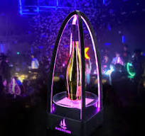 Luminous XO for Champagne Bottle Presenter 360 Degree Display Rack with  Rotating Glorifier Club VIP Service
