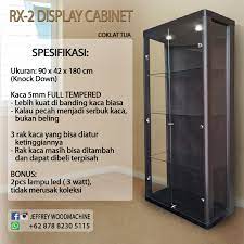Lemari hias pajangan kaca / display showcase premium | makassar | jualo. Jual Lemari Pajang Rak Kaca Display Piala Untuk Sekolah
