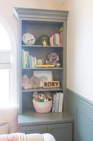 Tips To Style Shelves In A Nursery The Diy Playbook Shelf Styling Shelves Styling Shelves