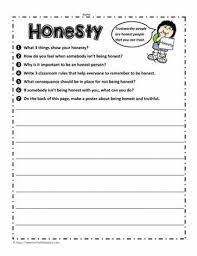 Like all our worksheets, they are 100% free to print off and use. Honesty Worksheet Worksheets