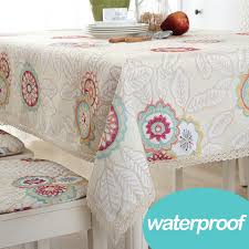 Voir plus d'idées sur le thème nappe ovale, nappe, nappe crochet. Nappe De Table Ronde En Coton Beige Motif De Fleurs Couverture Carree De Table Tissu Floral Pour Fete De Mariage Aliexpress