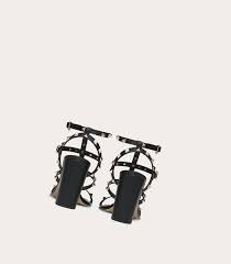 Salg Valentino Sandaler Dame På Tilbud - Rockstud Ankle Reima Sandal 90 Mm  Poudre