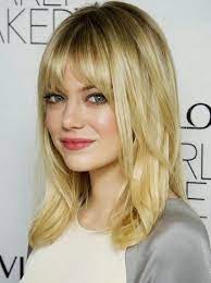 This hairstyle not only adds the length to the round face but also brings the younger look on. Medium Hairstyles For Round Faces And Fine Hair Folade