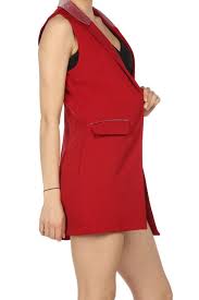 Onu Dugmeli Klasik Kirmizi Yelek Ceket Kapida Odemeli Ucuz Bayan Giyim Alisveris Sitesi Modivera Moda Stilleri Bodycon Elbise Giyim