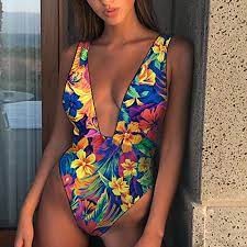 20 99 Women S One Piece Swimsuit Floral Blue Yellow Wine Fuchsia Green Swimwear Bathing Suits In 2021 One Piece Swimwear One Piece Swimsuit Red Women S One Piece Swimsuits