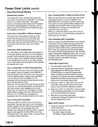 Just ask anyone who has ever found himself accidentally locked out of a pantry or bedroom with no practical way to open the lock from the outside. Remote Control Honda Civic 1996 6 G Workshop Manual 2189 Pages