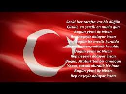 Bugün, atatürk'ten bir armağan, yoksa, tutsak olurduk biz inan. 23 Nisan Sarkisi Sanki Her Tarafta Var Bir Dugun Sozsuz Muzik Youtube Nisan Muzik Mesajlar