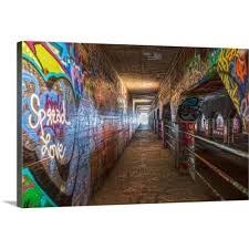 Greatbigcanvas Graffiti Filled Walls Of The Krog Street Tunnel In Atlanta Georgia By Circle Capture Canvas Wall Art Multi Color Wall Art Prints Circle Canvas Poster Prints