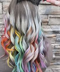Rainbow Hair Hair Rainbow Rainbow Hair Rainbow Hair Color Hair Styles