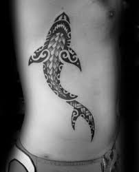 Great white shark tattoo forearm. 50 Tribal Shark Tattoo Designs For Men Sea Dweller Ideas