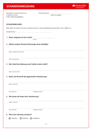 We did not find results for: Santander Schadensmeldung Fill Online Printable Fillable Blank Pdffiller
