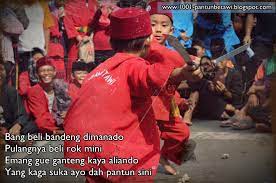 .betawi dan pantun pantun 4.kata kata bijak singkat pendek 5.pantun sisindiran sunda pantun betawi *pantun pernikahan betawi *contoh pantun lamaran betawi *pantun betawi lucu. Pantun Betawi 2017