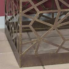 Beistelltische tischplatte stahl hochwertige designer beistelltische architonic. 50x50x50 Beistelltisch Aus Glas Stahl In Bronze Sarosca
