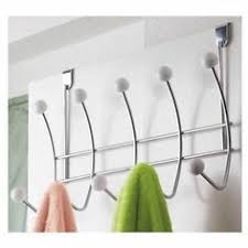 This elegant chrome rack with white trim features three bars that each hold one towel, allowing them to lay flat for thorough drying. 21 Best Over The Door Towel Rack Ideas Towel Rack Towel Rack