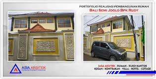 Meskipun saat ini bangunan rumah di area jogja hingga jawa tengah sudah mulai modern, namun masih tetap ada yang. Portofolio Realisasi Bangun Rumah Bali Semi Joglo 2 Lantai Bpk Rudy