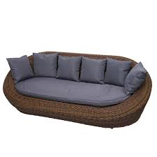 Buy rattan sofas, armchairs & couches and get the best deals at the lowest prices on ebay! 4 1 1 Poly Rattan Garnitur Hwc F88 Lounge Set Sofa Halbrundes Rattan Alu Gestell Oval