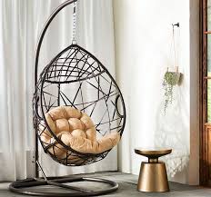 Egg Shaped Swinging Chair In Room Swing Chair Stand Swinging Chair Hanging Swing Chair