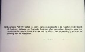 The passports act, 1967 click here for important note 1. Solved 10 Engineer S Act 1967 Called For Each Engineerin Chegg Com