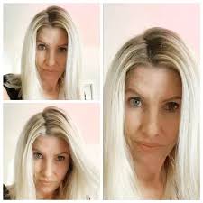 Uh oh! Unwanted brassy roots? Neutralize brassy hair instantly until you  can get into the salon to fix your hair mistake using Rootflage Titanium  and Ice House. #brassyhair #blondehair #blonde #blondeproblems #haircolor #