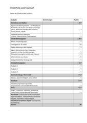 Deckblatt lesetagebuch vorlage word : Deutsch Arbeitsmaterialien Bewertung Lesetagebuch 4teachers De