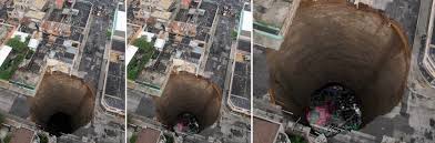 sinkhole swallows 3 story building