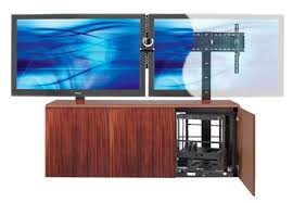 Order drive up · free returns · same day delivery Contemporary Dual Mount Tv Stand W Mahogany Veneer Storage Area