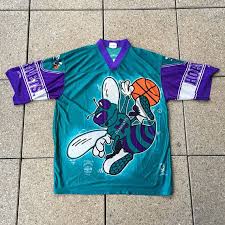 If you're looking to be fly like the. 90s Charlotte Hornets Jersey Shirt By Nutmeg Mills Nba Vintage Sports Rare Label Nutmeg Mills Size L Condition Very Goo Jersey Shirt Vintage Sports Shirts