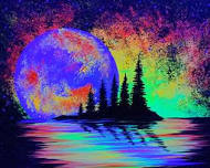 Lunar Pines - Black Light