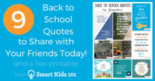 Free printable summer season flashcards in pdf. 9 Back To School Quotes To Share With Your Friends Today Smart Kids 101