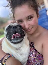 Lisa and boyfriend Bruno enjoying their summerholiday