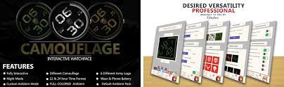 Ranger watch face was demoed in order to illustrate the new complications api, which will be available with android wear 2.0. Camouflage Ranger Watch Face Apk Download For Android Latest Version 1 1 Com Eliteface Wear Watchface Efd40