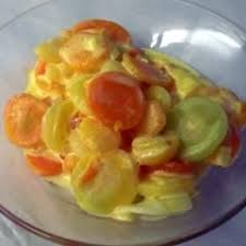 Bunte Mohren In Vanille Sahnecreme Rezept Sahnecreme Rezepte Mohren