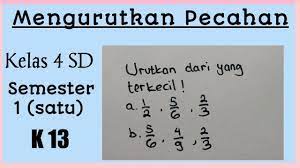Soal kelas 4 mtk pelajaran kpk dan fpb 5. Materi Pecahan Senilai Kelas 4 Sd Kurikulum 2013 Cara Golden