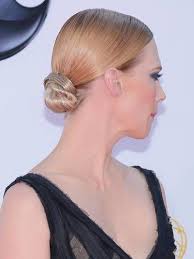 Chignon › a woman's hairstyle where the hair is arranged in a knot or roll at the back of her head 7 Chignon Hairstyles You Ll Freak Over How To Make A Last Mintue Chignon
