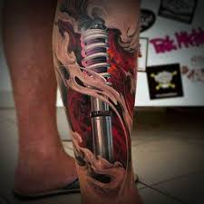 Male Leg Tattoos Biomechanical Tattoo 3d Tattoos Amazing 3d Tattoos