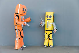 Lia griffith is a designer, maker, artist, and author. Diy Robot Family Costume Tell Love And Party
