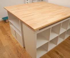 Love your suggestions for the craft room. Diy Huge Sewing Table For A Craft Room Custom Storage Shelving Unit 15 Steps With Pictures Instructables