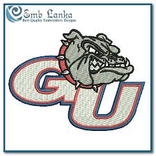 Cold temperatures won't have any bearing on your ability to represent your gonzaga bulldogs when you're sporting this basketball spotlight pullover hoodie from nike. Gonzaga Bulldogs Logo Embroidery Design Emblanka