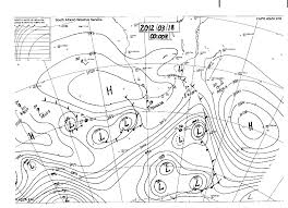 Synoptic Chart South Africa 18 March 2012 Jeffreys Bay News