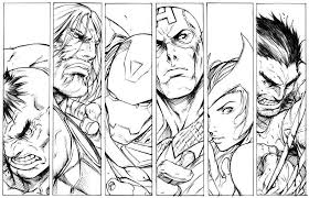 If your child loves interacting. Avenger Coloring Pages Coloring Home