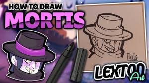 #digital 2d #game art #illustration #fan art #fanart #brawl stars. How To Draw Mortis Brawl Stars Lextonart Youtube