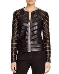 Bagatelle Cutout Faux Leather Jacket Bloomingdale S Leather Jackets Women Faux Leather Jacket Women Leather Jacket Style
