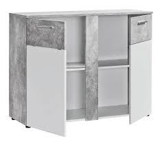 Kommode Trentino Beton Optik Weiss Ca 100 X 81 X 40 Cm Online Bei Poco Kaufen Kommode Zweifarbige Kommode Weiss
