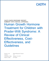 Human Growth Hormone Treatment For Children With Prader